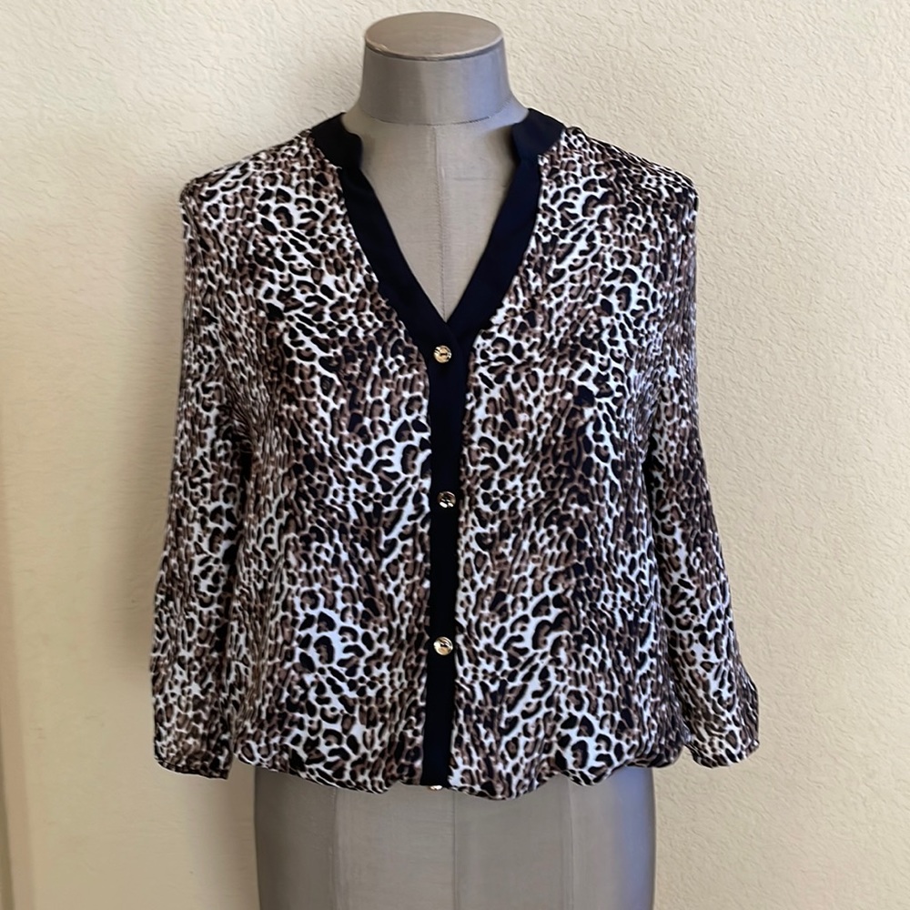 Animal Print Blouse